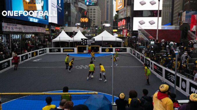 Vierte Auflage des Street Soccer Times Square Cups