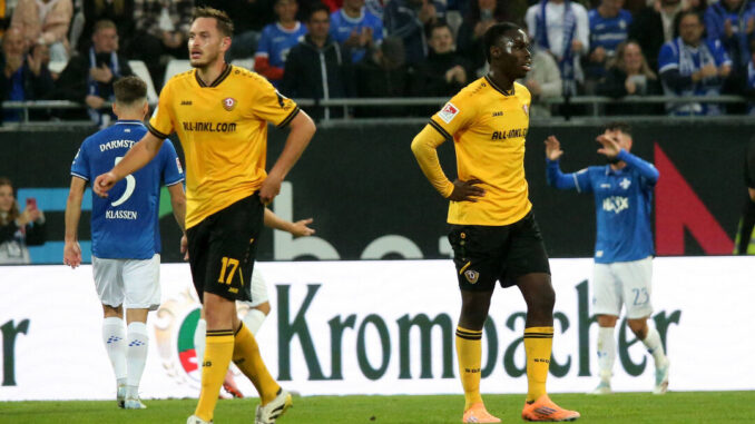 Tabellenführer Darmstadt zu stark für Dynamo Dresden