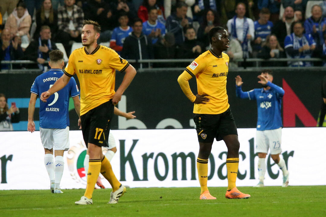 Tabellenführer Darmstadt zu stark für Dynamo Dresden